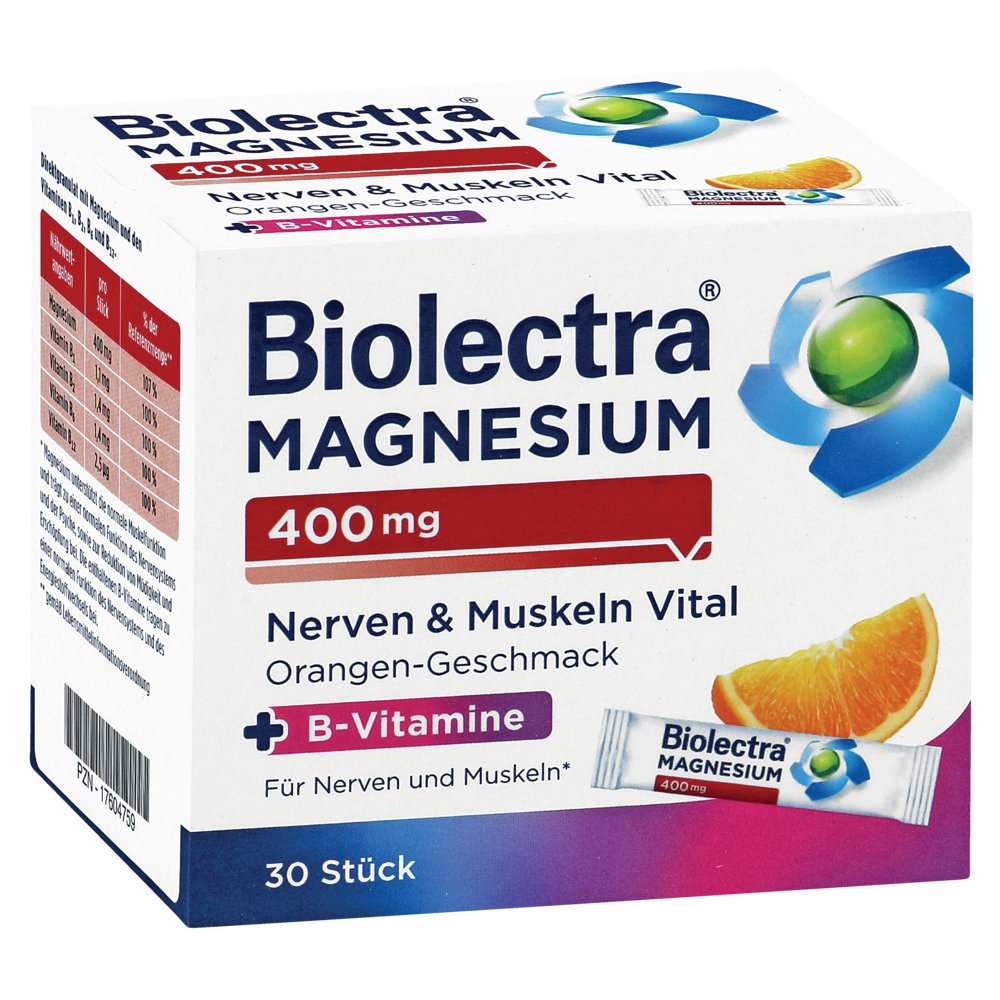 BIOLECTRA Magnesium 400 mg Nerven & Muskeln Vital