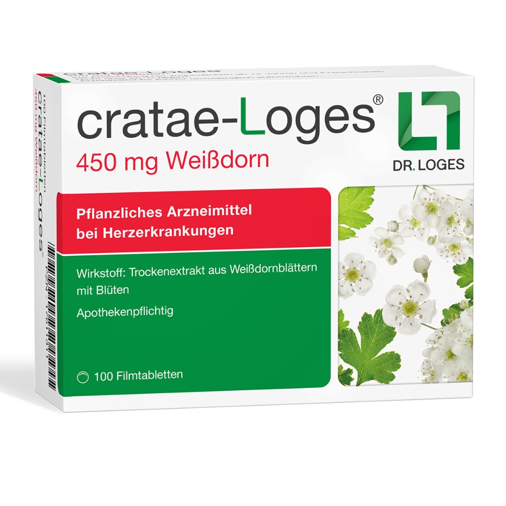 CRATAE-LOGES 450 mg Weißdorn Filmtabletten