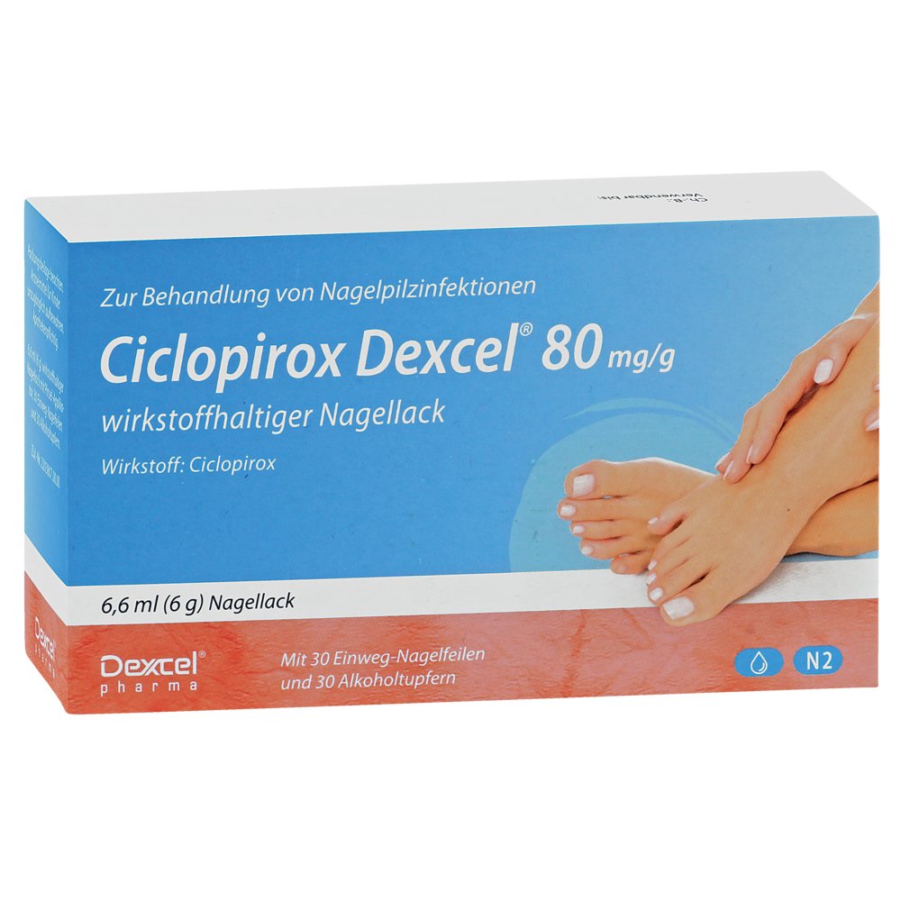 CICLOPIROX Dexcel 80 mg/g wirkstoffhalt.Nagellack