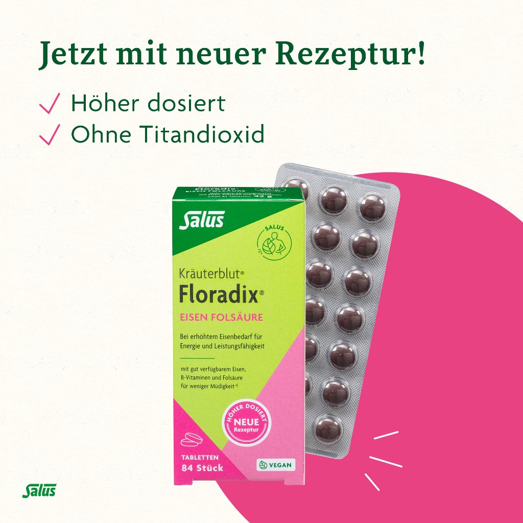 Floradix Eisen Folsäure Tabletten
