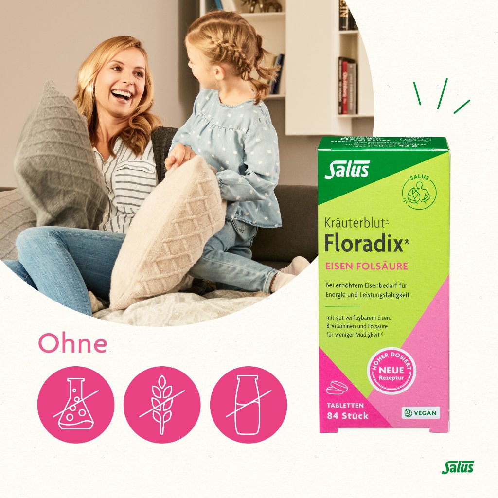 Floradix Eisen Folsäure Tabletten