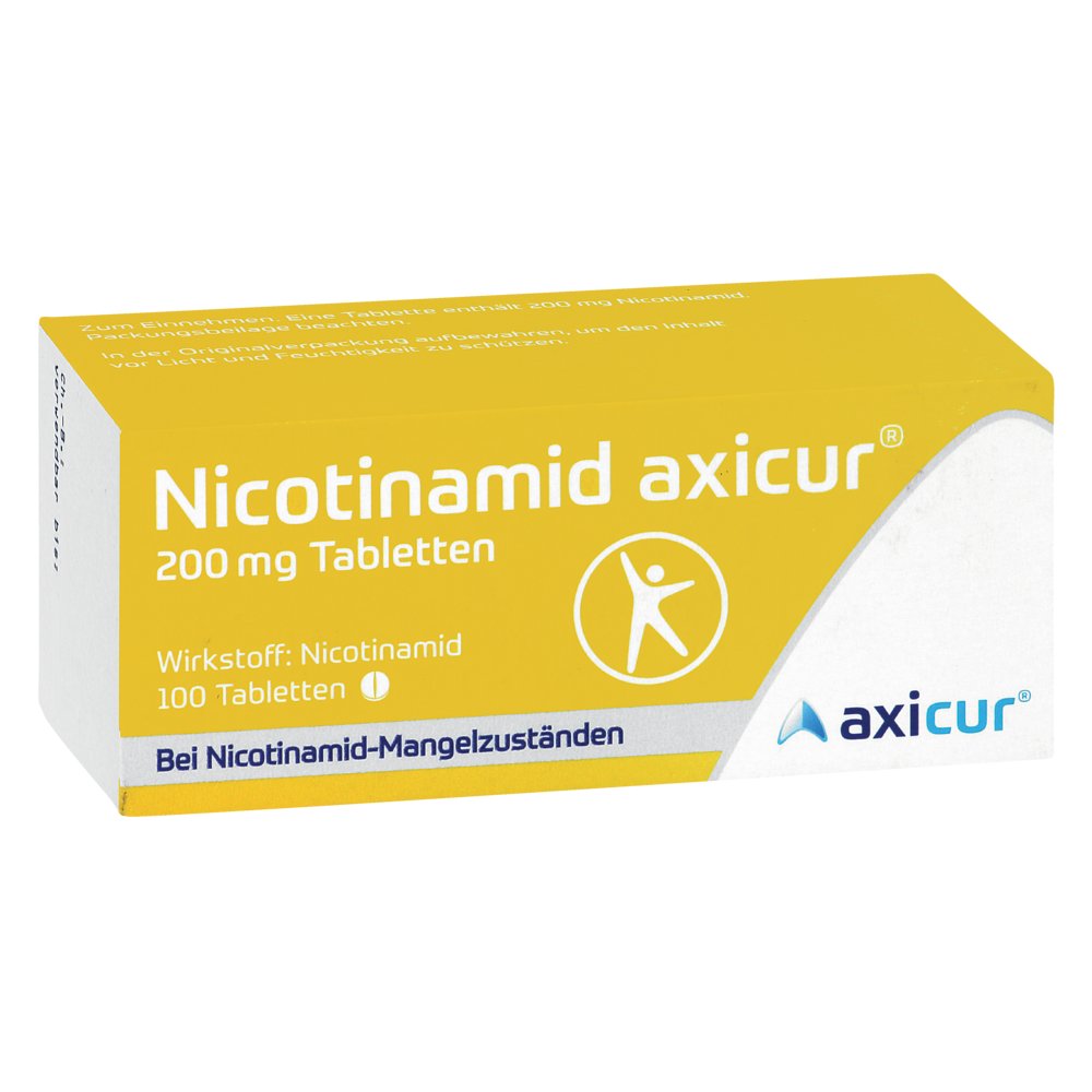 NICOTINAMID axicur 200 mg Tabletten