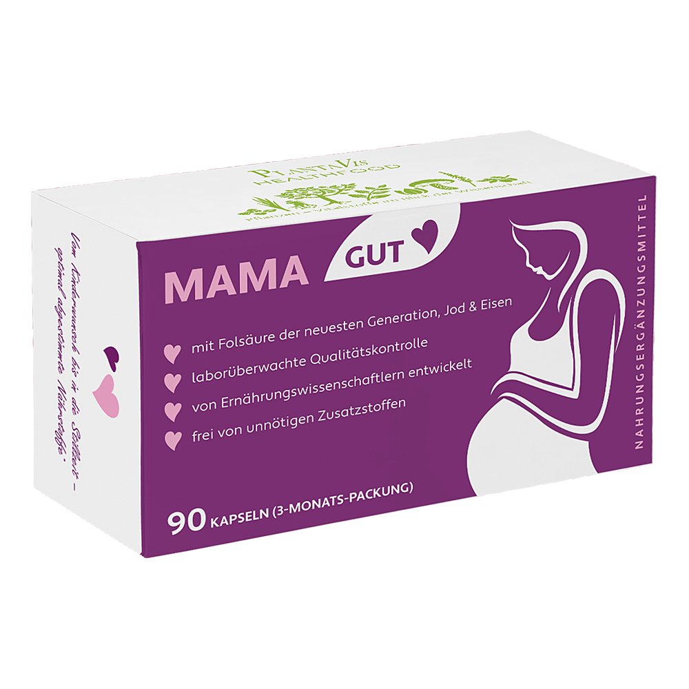 MAMA GUT Schwangersch.m.Folsäure 3-Mon.Kaps.vegan