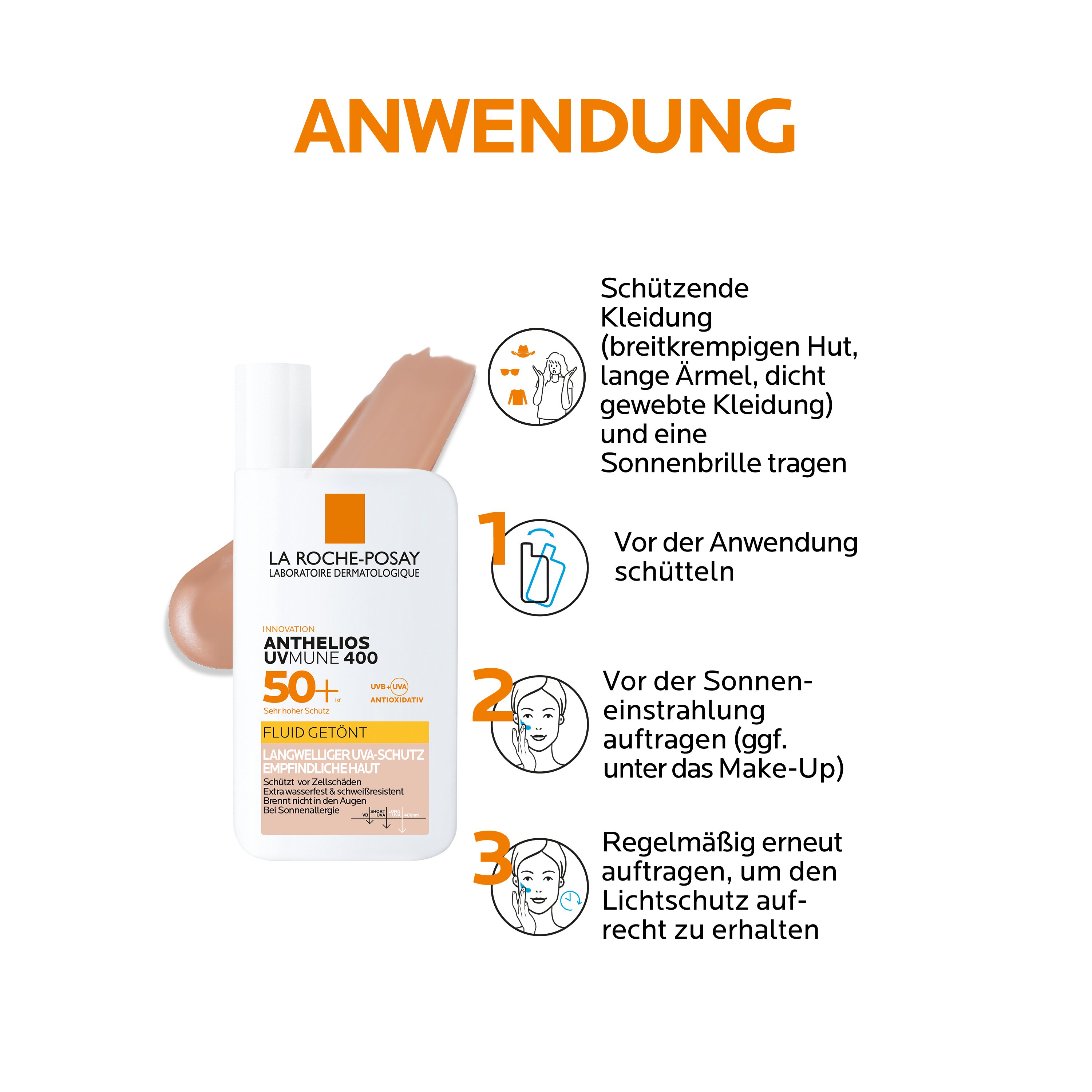 Invisible Fluid Getönt UVMune 400