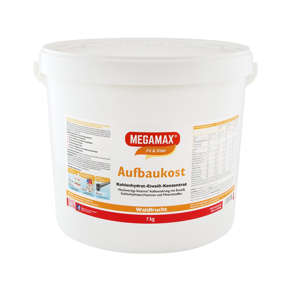 MEGAMAX Aufbaukost Waldfrucht Pulver