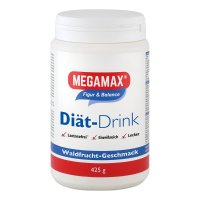 MEGAMAX Diät Drink Waldfrucht Pulver