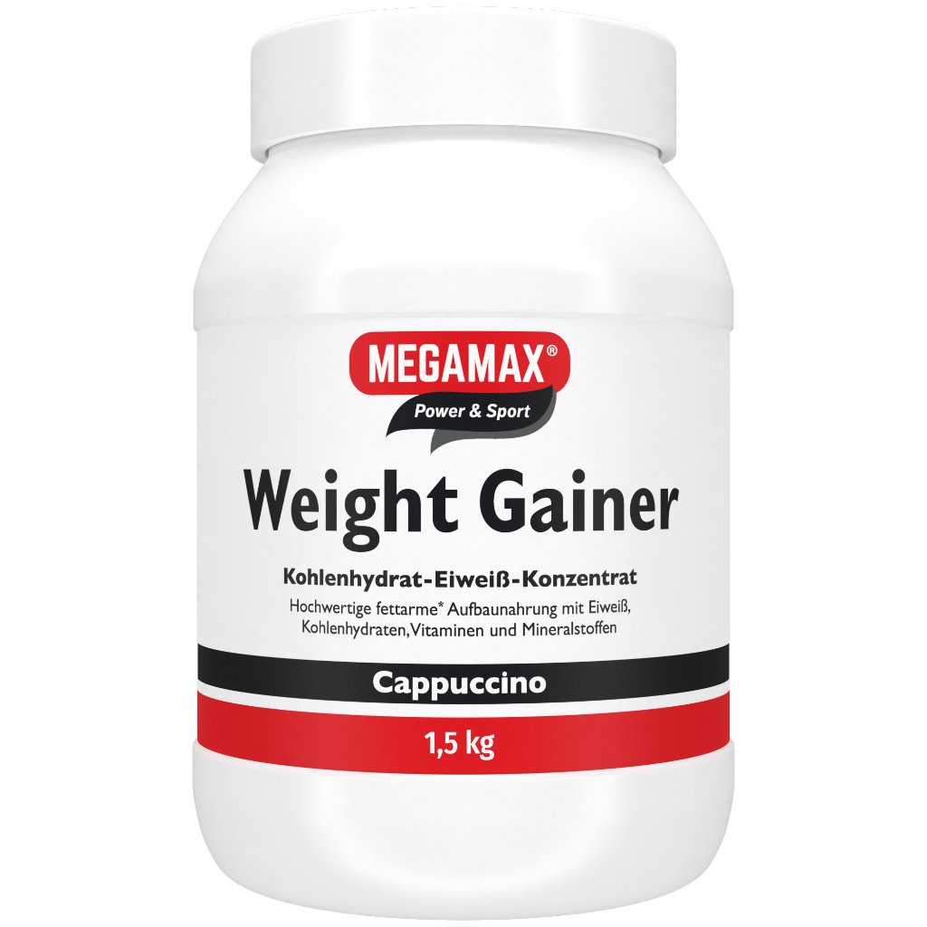 WEIGHT GAINER Megamax Cappuccino Pulver