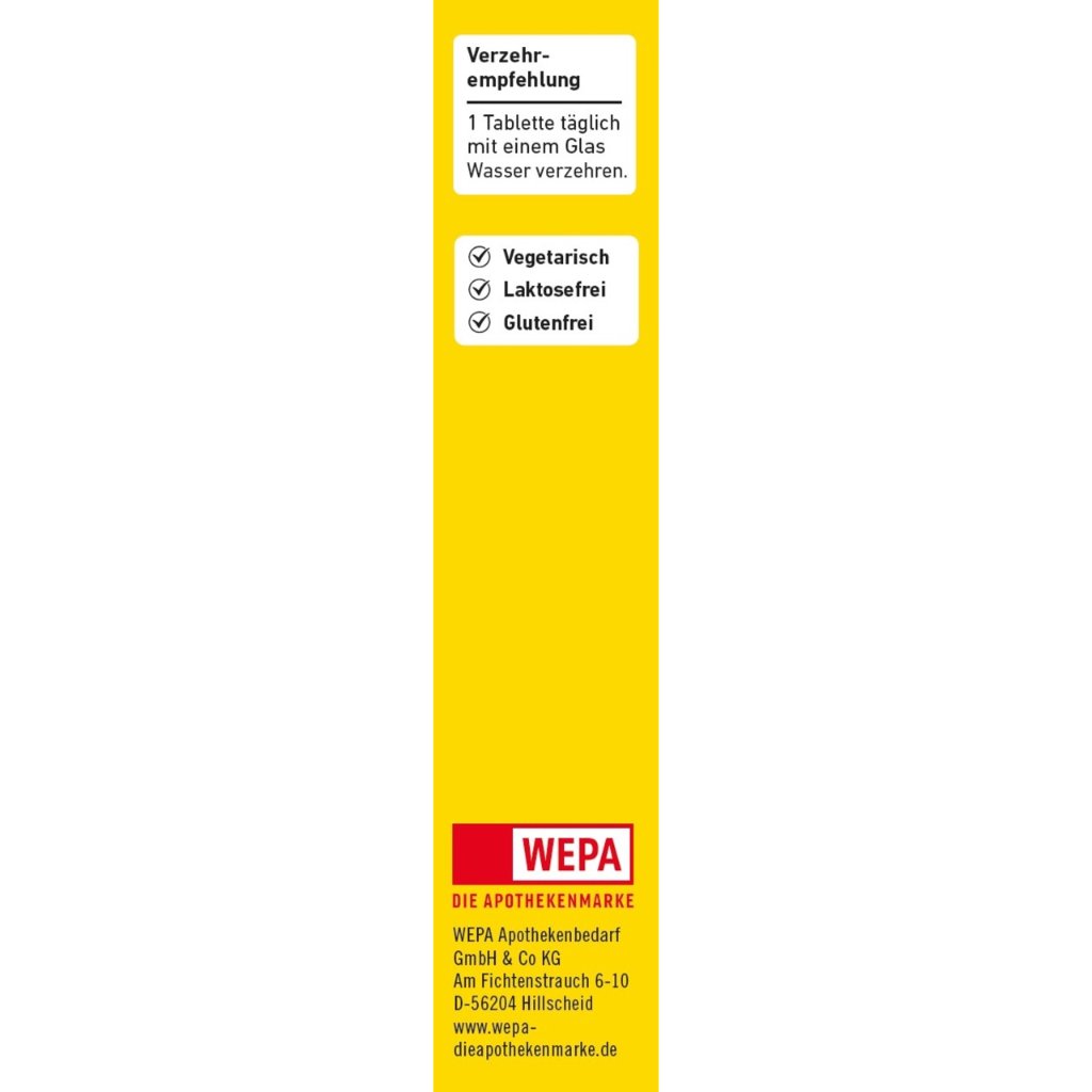 WEPA Calcium + D3 + K2 Tabletten, 30er Packung