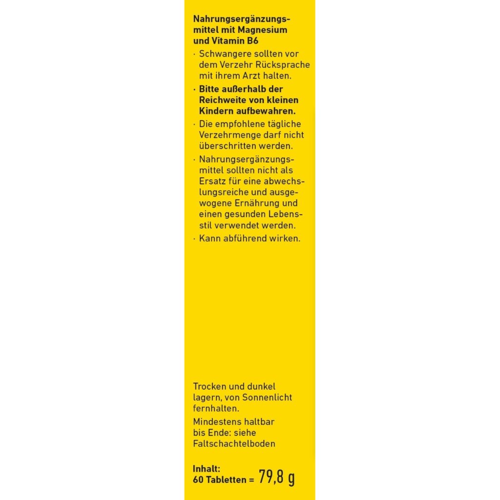 WEPA Magnesium 400 + B6, 60er Packung