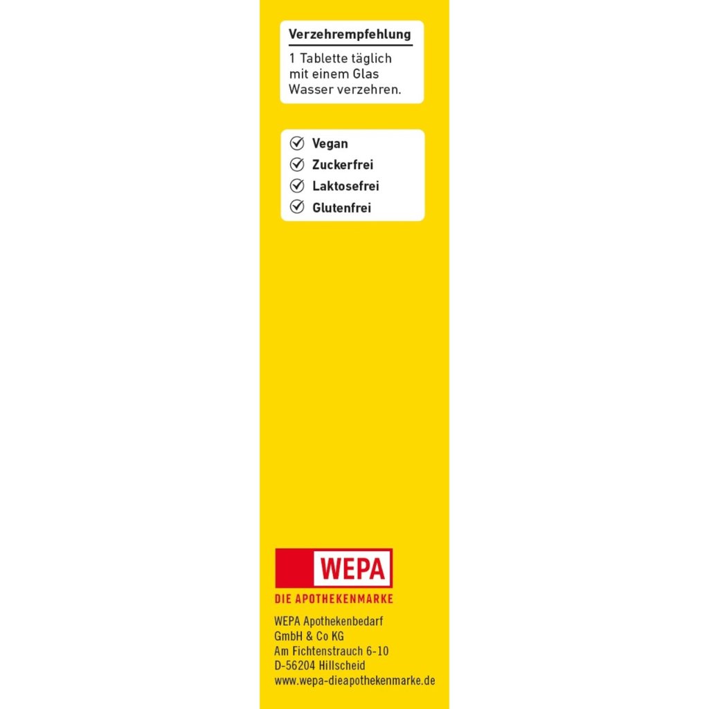 WEPA Magnesium 400 + B6, 60er Packung
