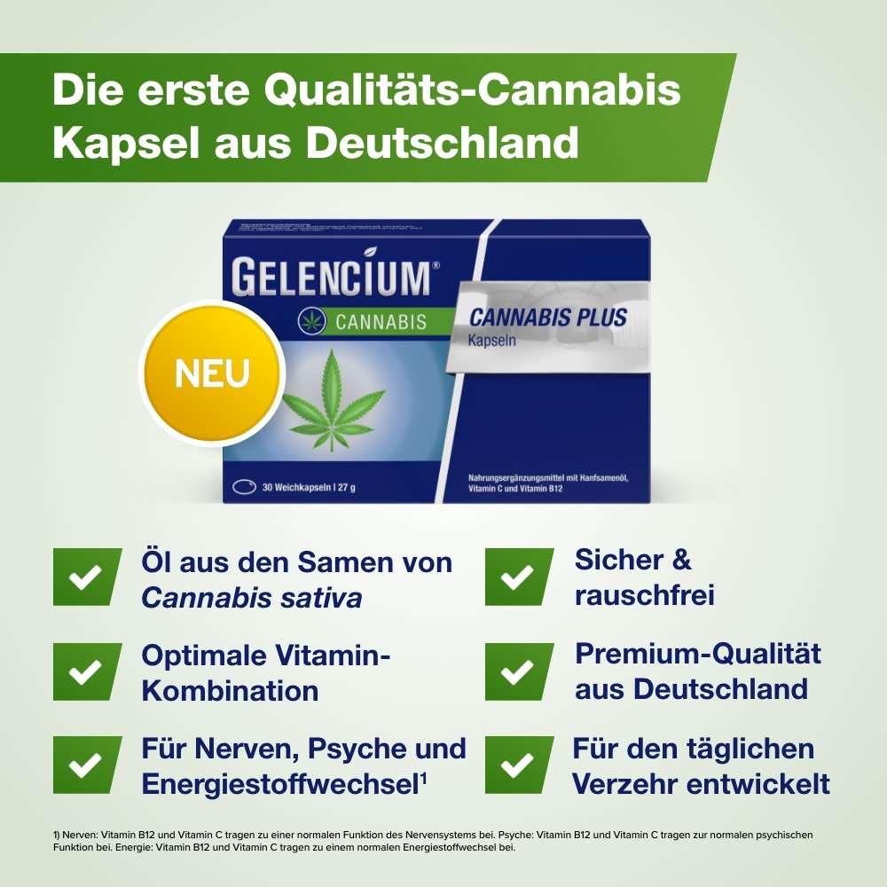 GELENCIUM Cannabis Plus Kapseln