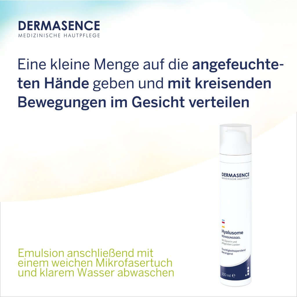 DERMASENCE Hyalusome Reinigungsgel, 100 ml