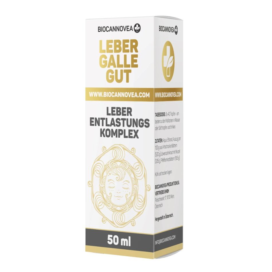 BIOCANNOVEA Leber-Galle-Gut Tropfen