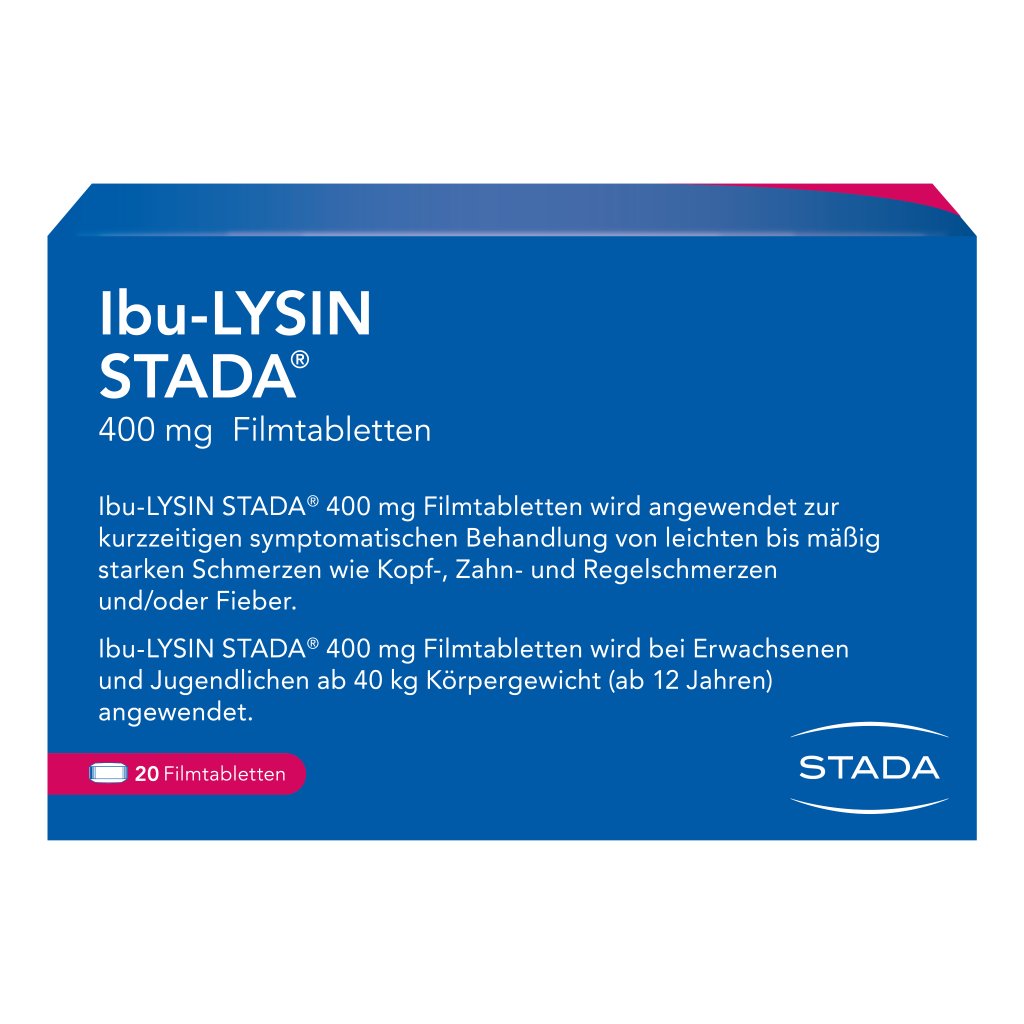 IBU-LYSIN STADA 400 mg Filmtabletten