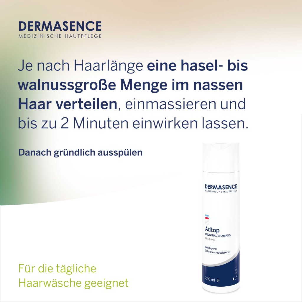 DERMASENCE Adtop Medizinal Shampoo, 200 ml