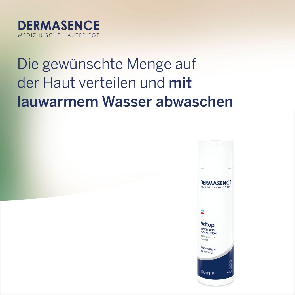 DERMASENCE Adtop Wasch- und Duschlotion, 200 ml