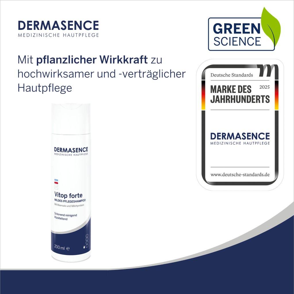 DERMASENCE Vitop forte Mildes Pflegeshampoo, 200 ml