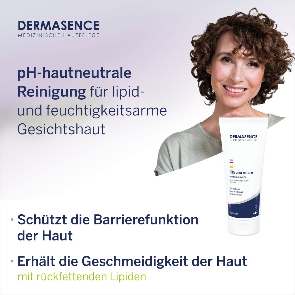 DERMASENCE Chrono retare Reinigungsmilch, 200 ml