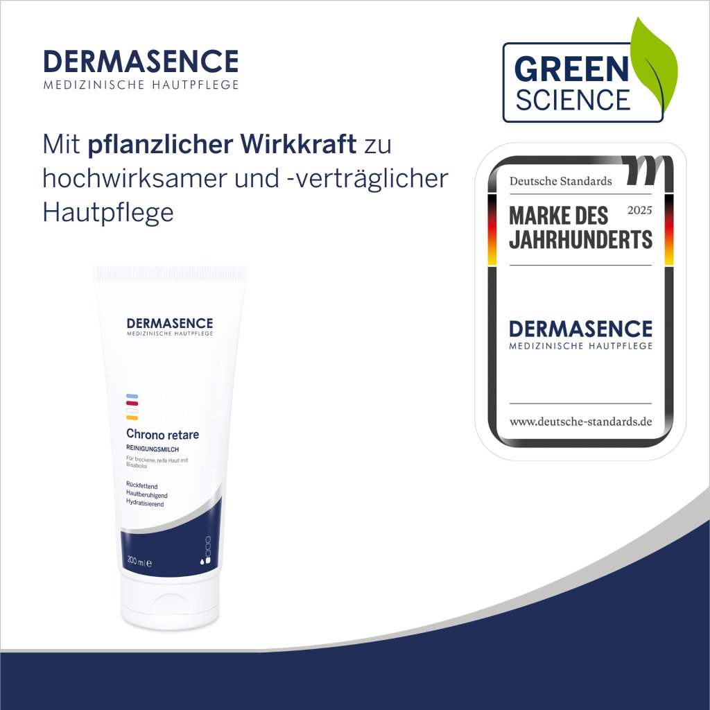 DERMASENCE Chrono retare Reinigungsmilch, 200 ml
