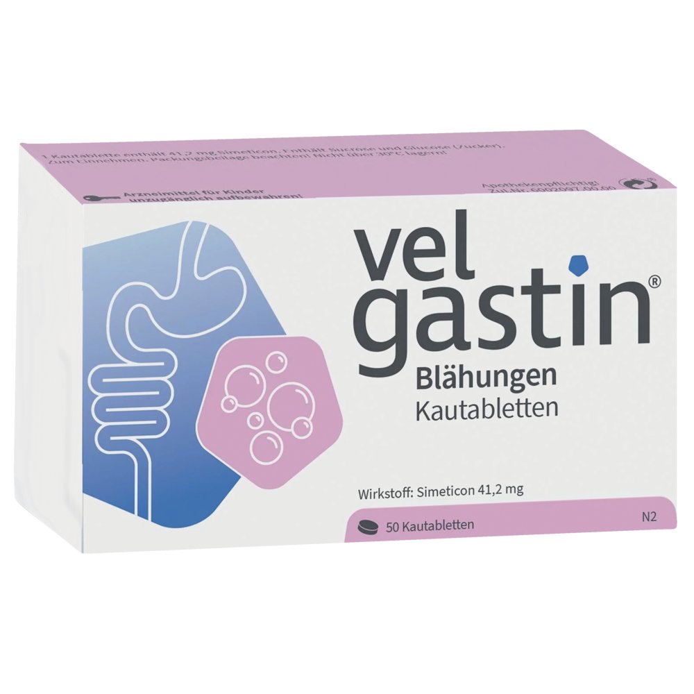 VELGASTIN Blähungen Kautabletten