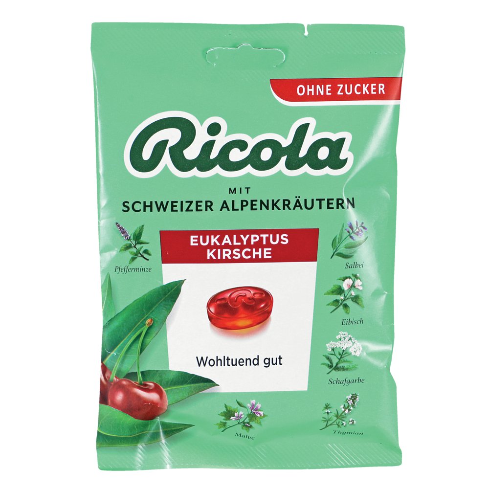RICOLA o.Z.Beutel Eukalyptus Kirsche Bonbons