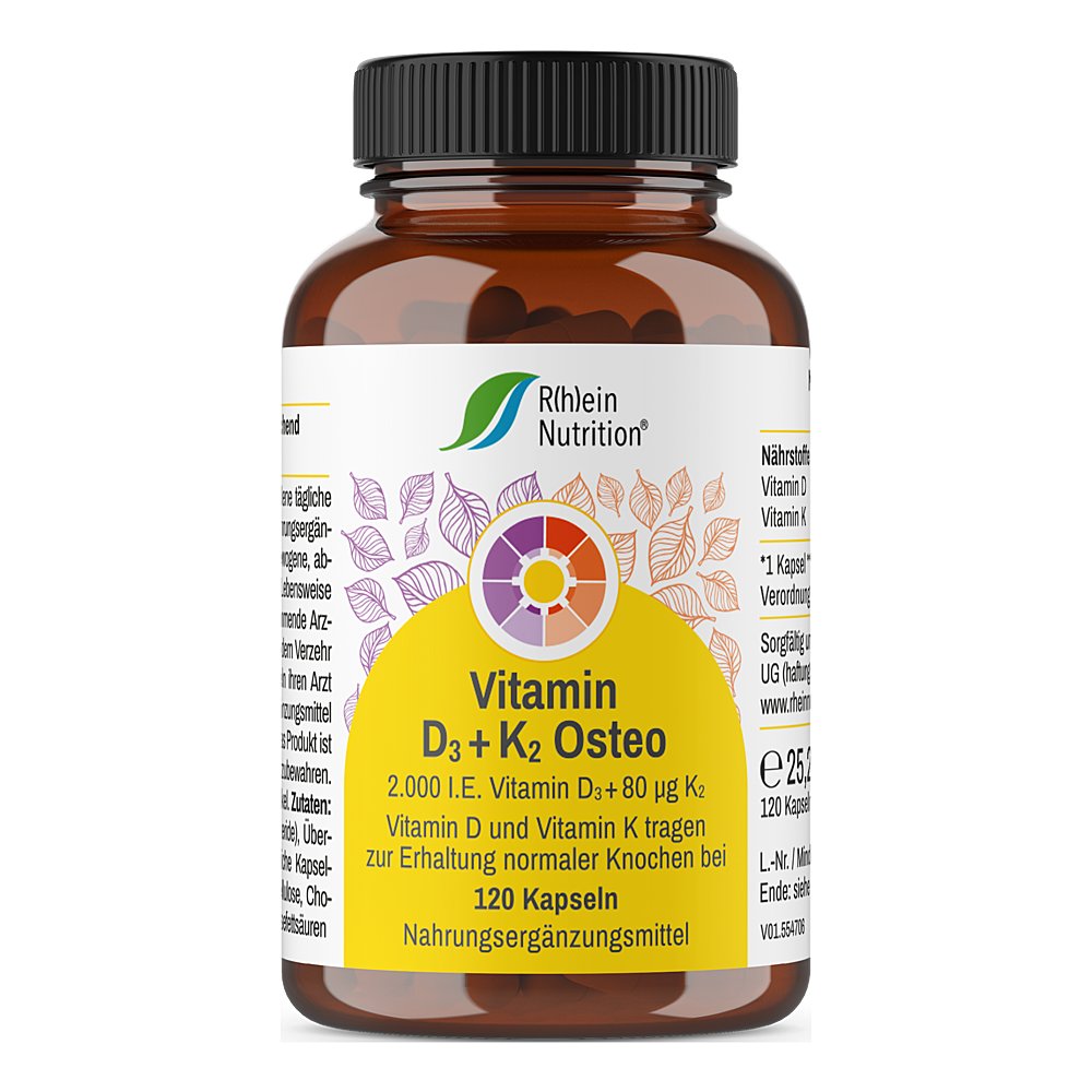 VITAMIN D3+K2 Osteo 2.000 I.E. Vit.D3+80 μg K2 Kps