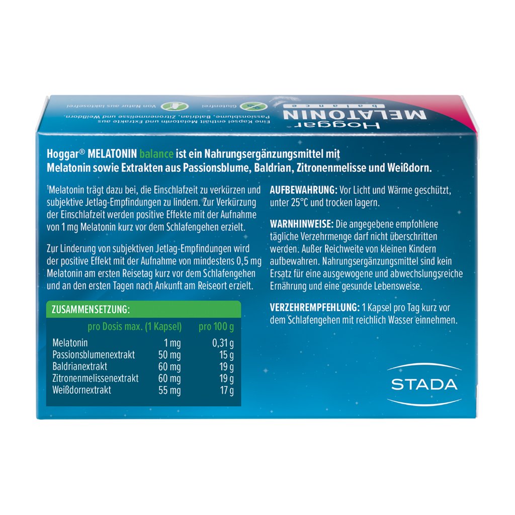 HOGGAR Melatonin balance Kapseln