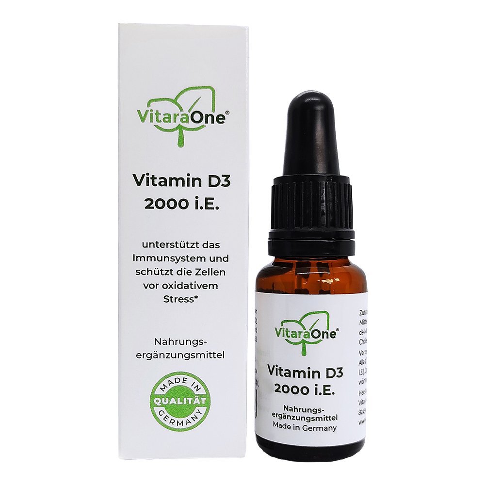 VITAMIN D3 2.000 I.E. vegan hochdos.Tropf.z.Einn.