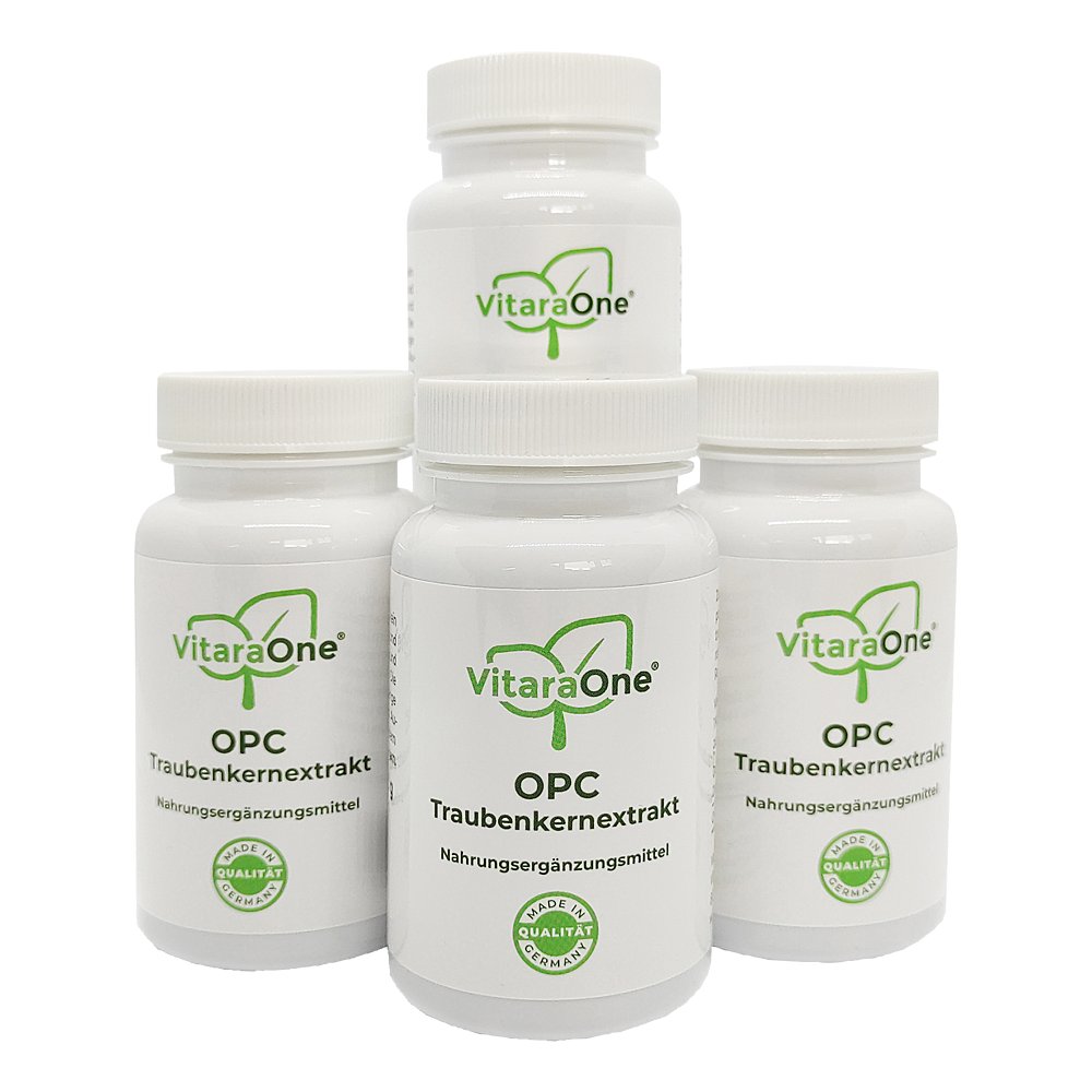 OPC TRAUBENKERNEXTRAKT 120 mg vegan 4er Set Kaps.