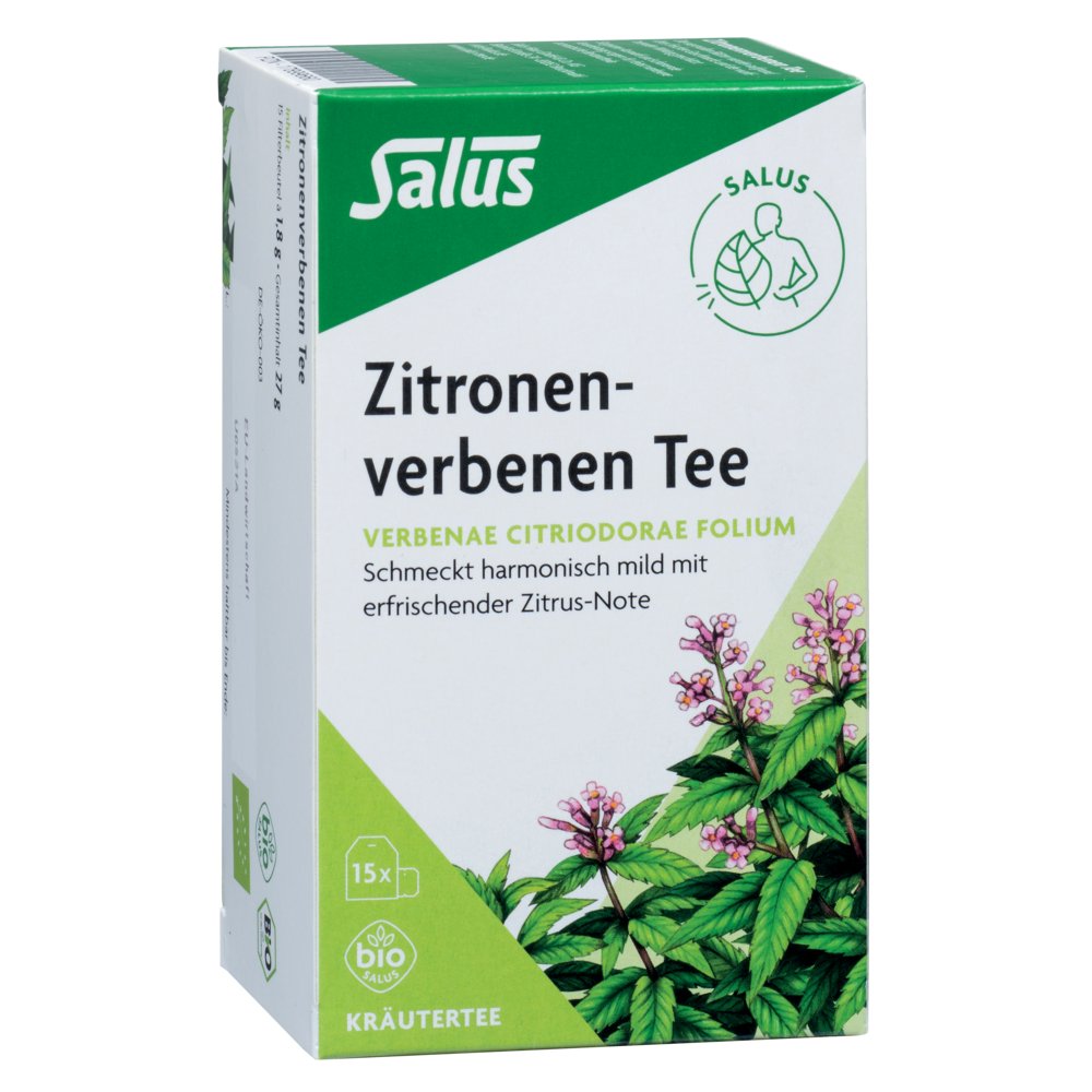 ZITRONENVERBENE Tee Bio Salus Filterbeutel