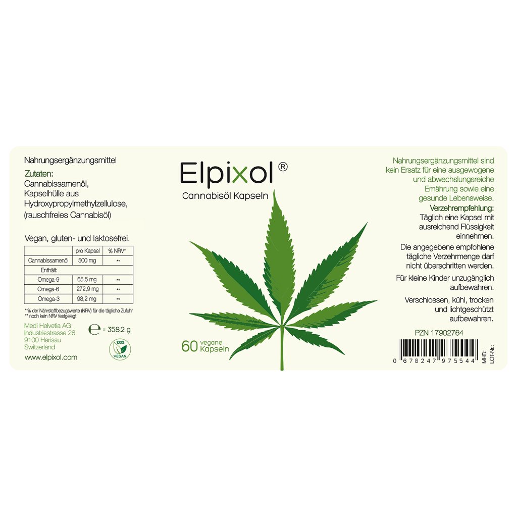 Elpixol® Cannabisöl Kapseln