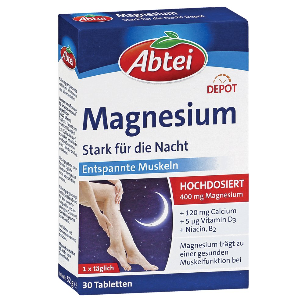 ABTEI Magnesium Stark für die Nacht Depot Tabl.TF