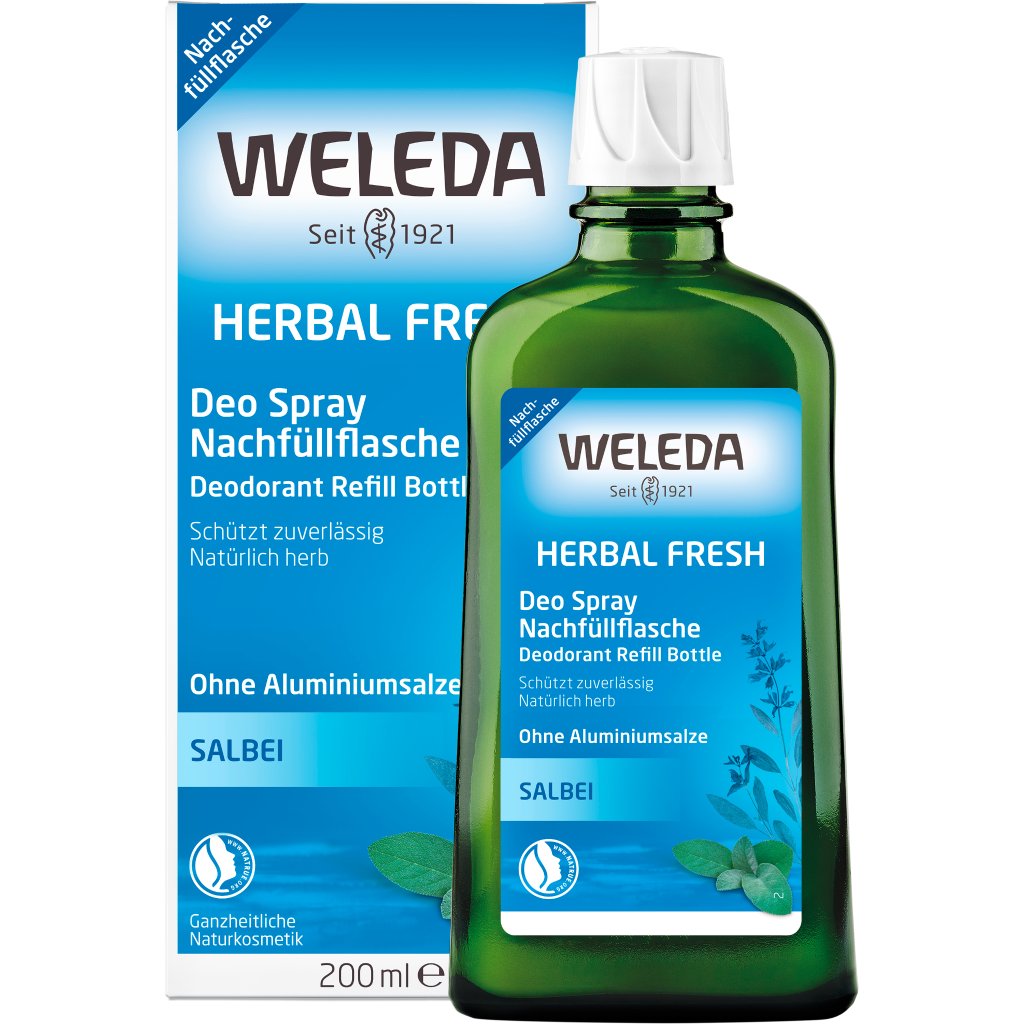 WELEDA Herbal Fresh Deo Spray Salbei Nachfüllfla.