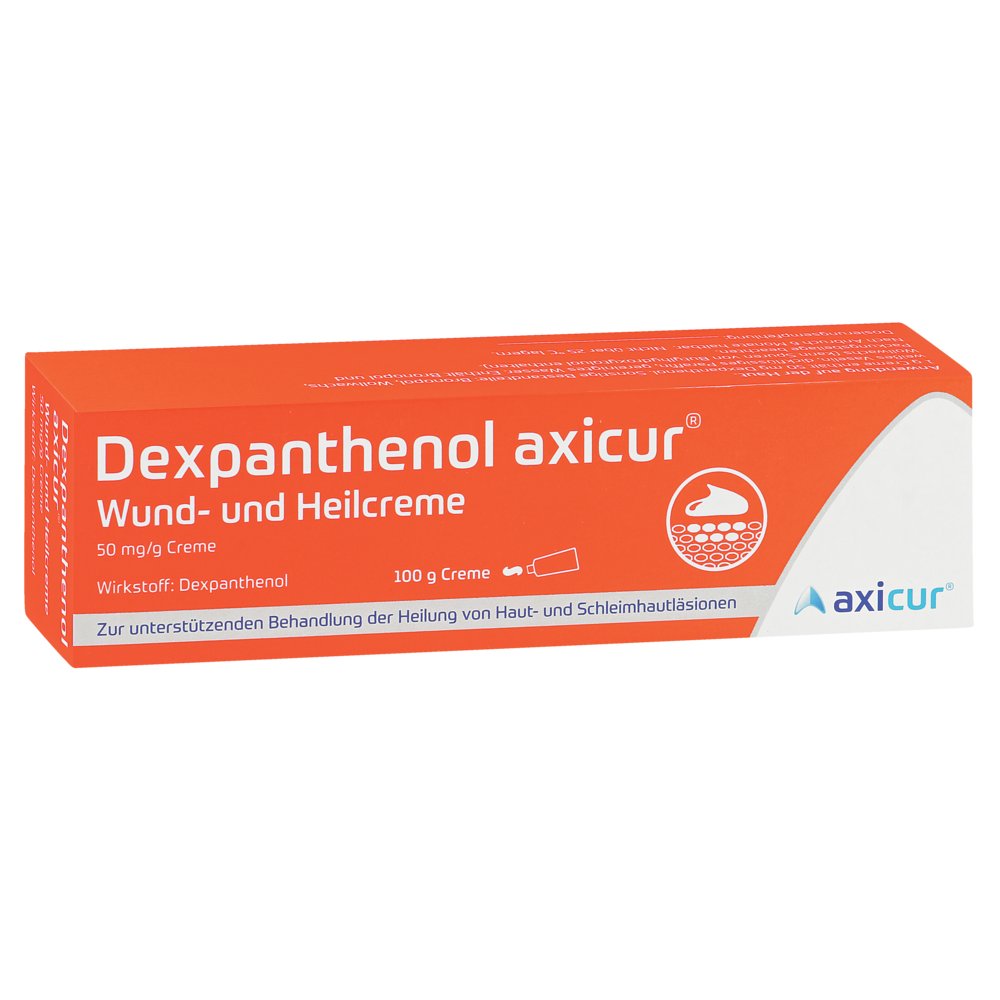 DEXPANTHENOL axicur Wund- und Heilcreme 50 mg/g