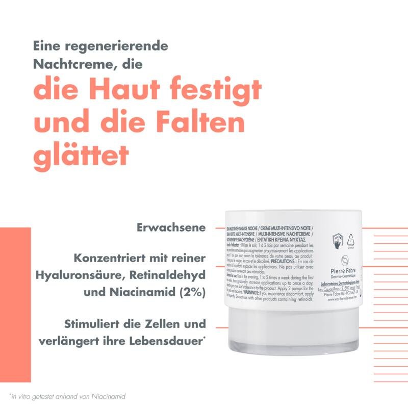 Avène HYALURON ACTIV B3 Multi–Intensive Nachtcreme