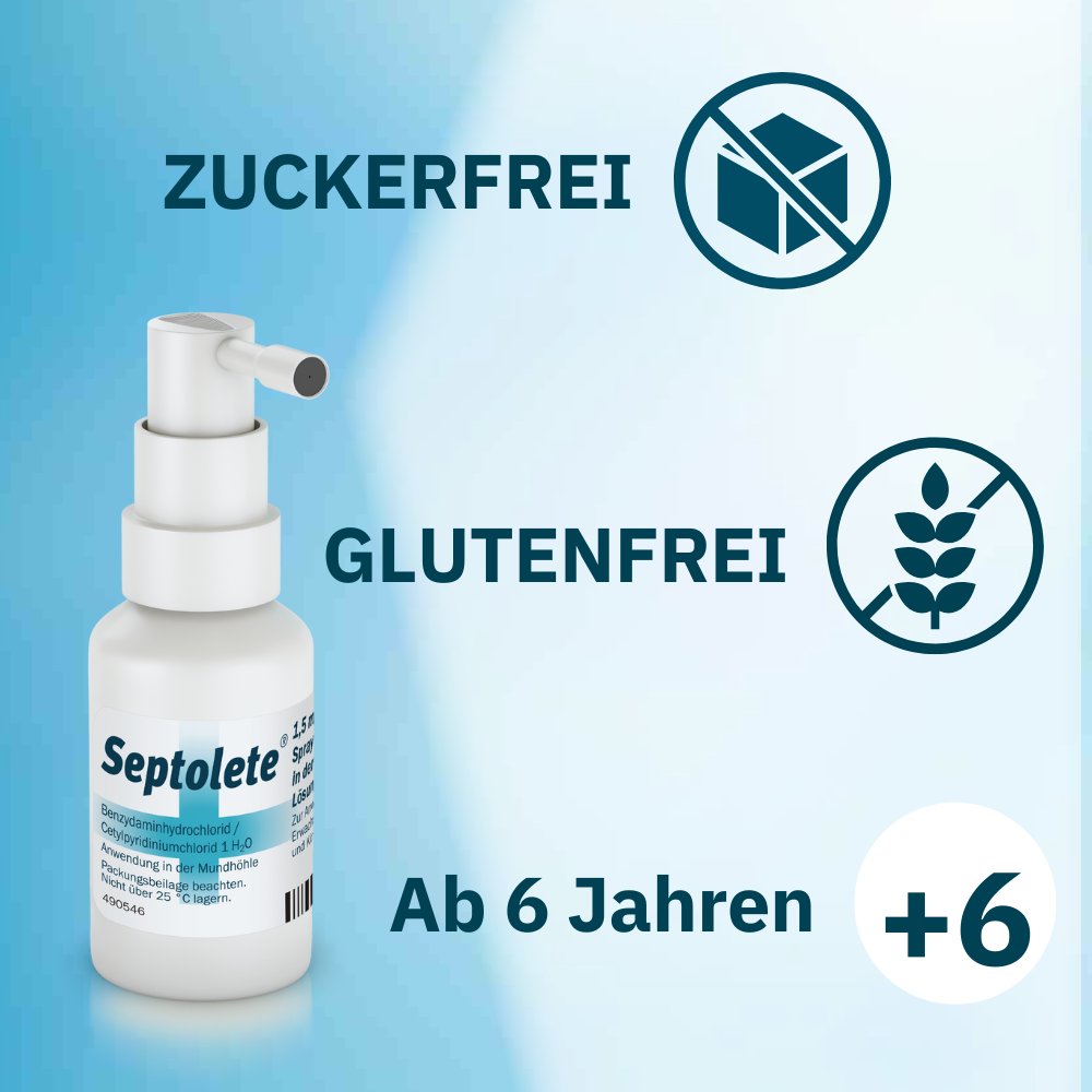 SEPTOLETE 1,5mg/ml + 5mg/ml Spr.z.Anw.i.d.Mundhö.