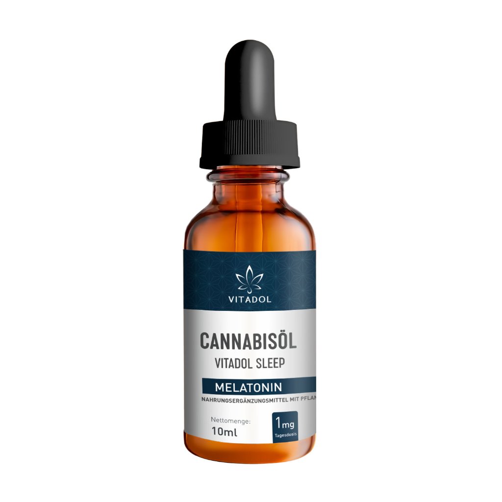 MELATONIN 10ml/25mg Cannabisöl Vitadol Sleep Tro.