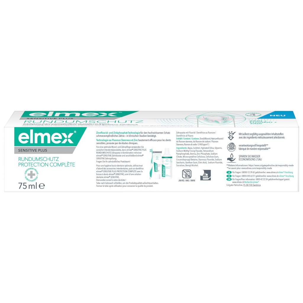 ELMEX SENSITIVE Plus Rundumschutz Zahnpasta