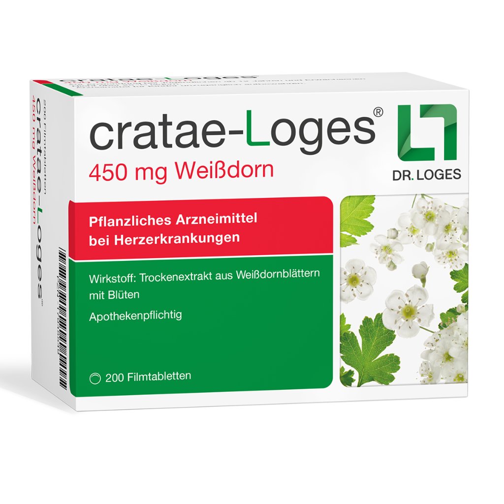 CRATAE-LOGES 450 mg Weißdorn Filmtabletten
