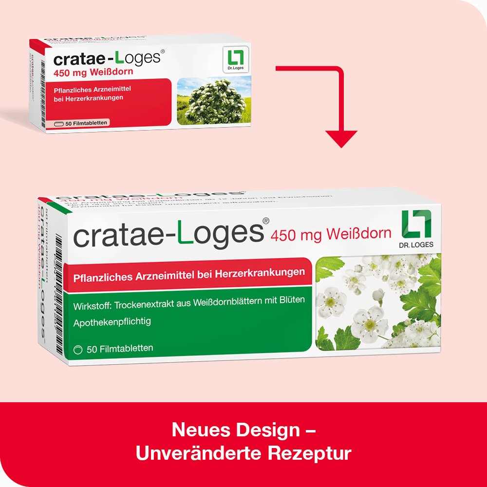 CRATAE-LOGES 450 mg Weißdorn Filmtabletten