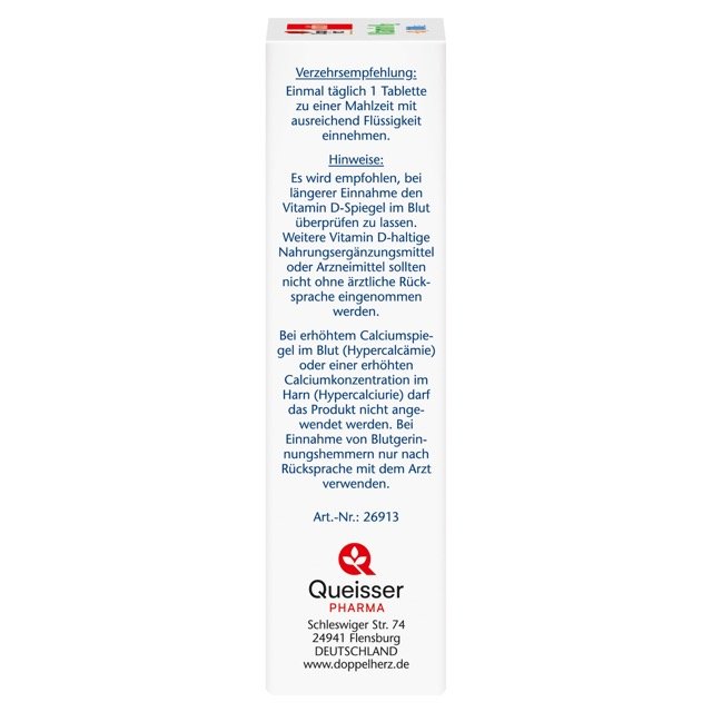 Doppelherz Vitamin K2 + D3 1000 I.E. Hochdosiert