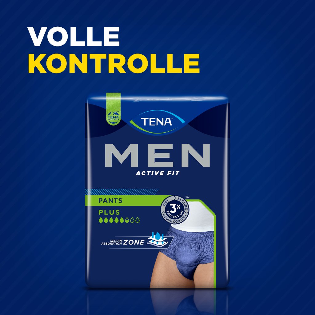 TENA Men Active Fit Pants Plus | Inkontinenzunterwäsche