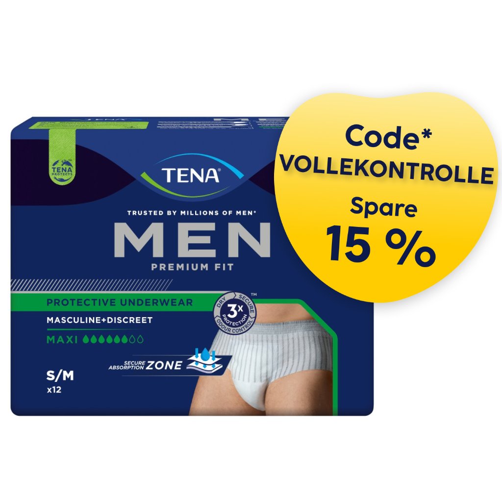 TENA Men Premium Fit Protective Underwear Maxi | Inkontinenzunterwäsche