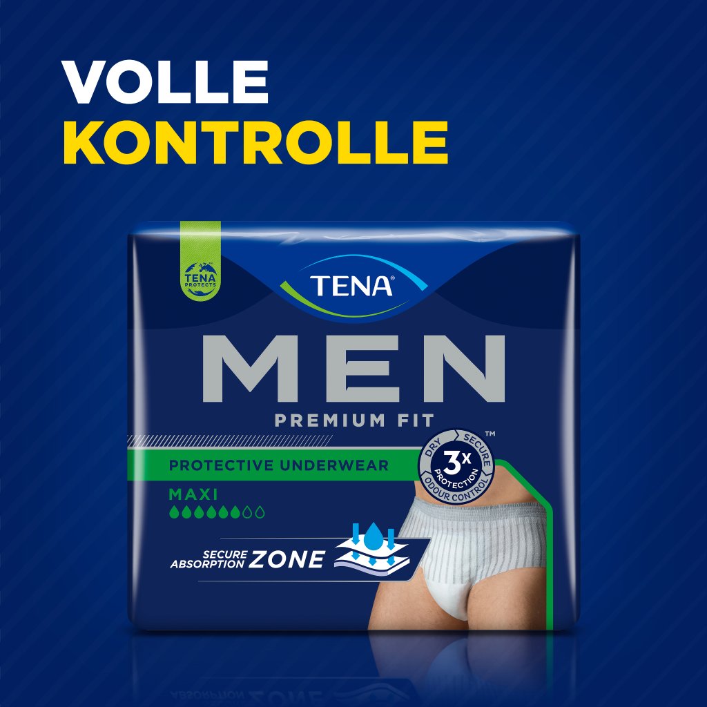 TENA Men Premium Fit Protective Underwear Maxi | Inkontinenzunterwäsche