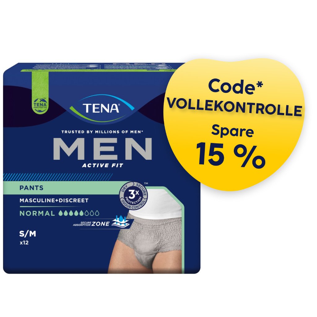 TENA Men Active Fit Pants Normal | Inkontinenzunterwäsche