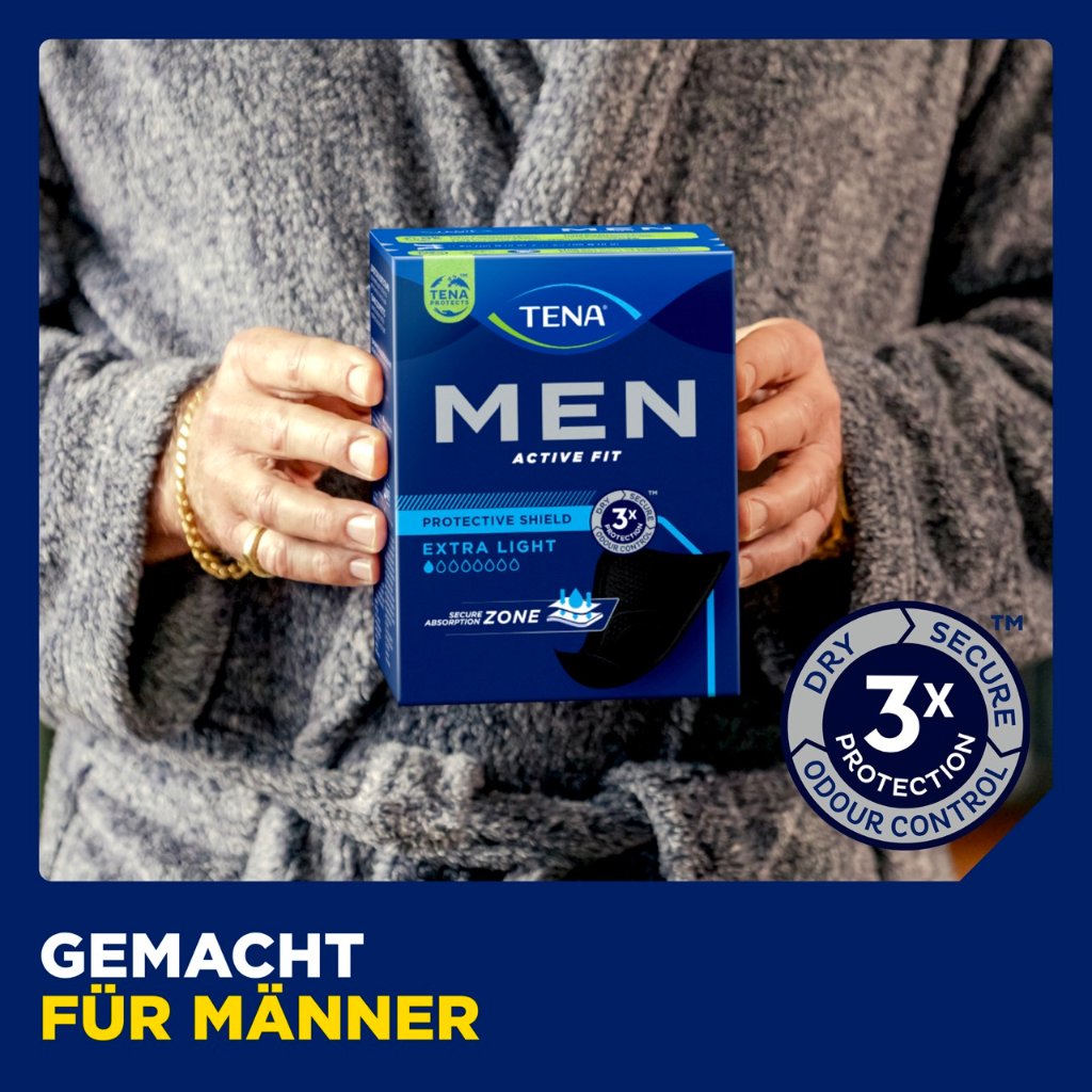 TENA Men Active Fit Protective Shield | Inkontinenzeinlage