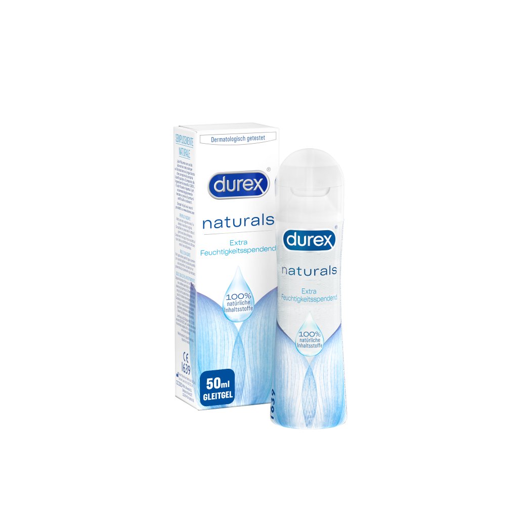 DUREX naturals Gleitgel extra feuchtigkeitsspend.