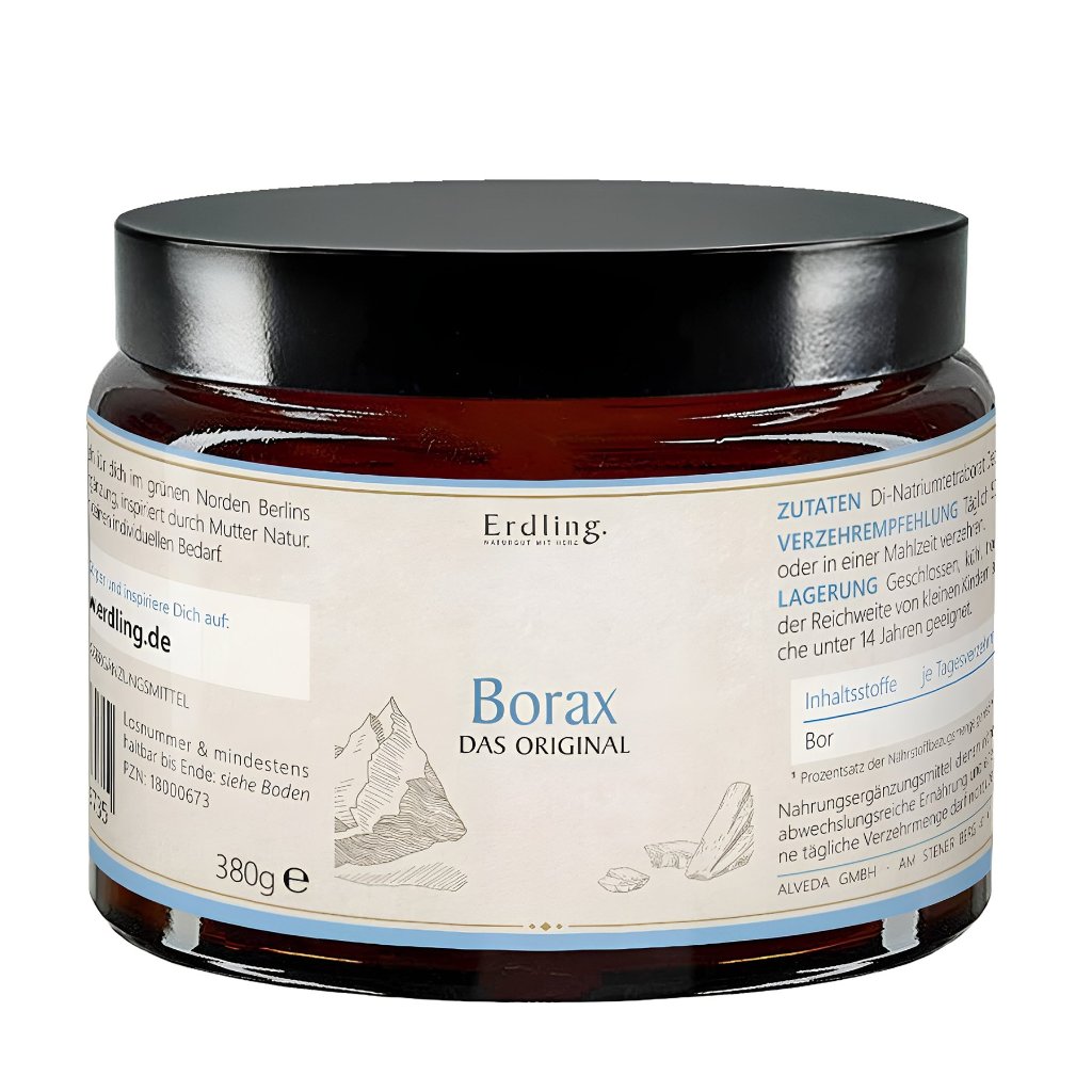 Erdling Borax Pulver - 99,9% Reinheit (Natriumtetraborat)