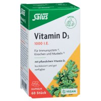 VITAMIN D3 1000 I.E. vegan Kapseln Salus