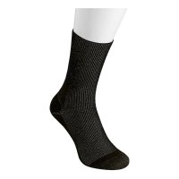 SILBER DIABETIKER Socken o.Bund Gr.XL 44-46 schw.